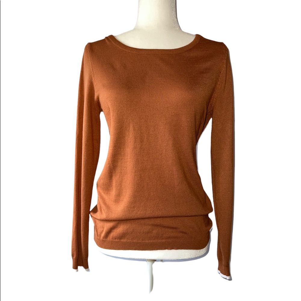 Absolutely Creative Worldwide Brown Sweater Size Small